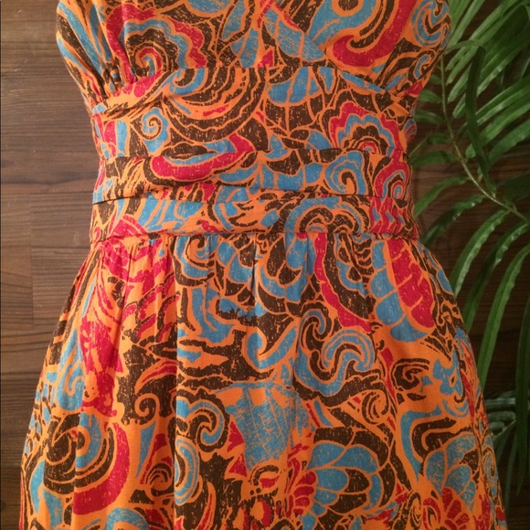 Anthropologie Multicolor Paisley Halter Sundress - Picture 3 of 8